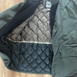 Forest Club By Rainforest Fleece Lined Bomber Jacket Insulated Men’s L Large